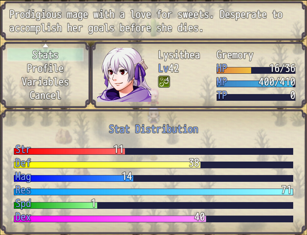 Lysithea's Sweet Escapades Redux A Weight Gain RPG based on FE3H