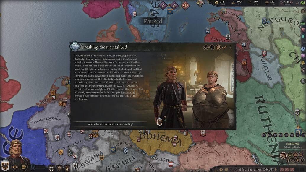 Crusader Kings 3 Weight Gain And Consequences 221 By Jcjonesacp76 Projects Weight Gaming