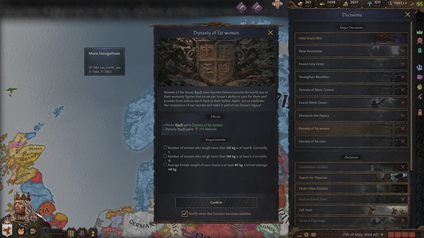 Crusader Kings 3 Weight Gain And Consequences 252 By Vocon92964 Projects Weight Gaming
