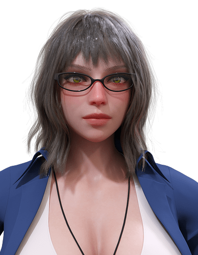 queenmarika.animelightsmixedwithdirectorslights.100expressionsadmire.angelinaanddefaultsmileface.nolongerqueenmarikaanime.nownewsreporter.facerenderforidcard