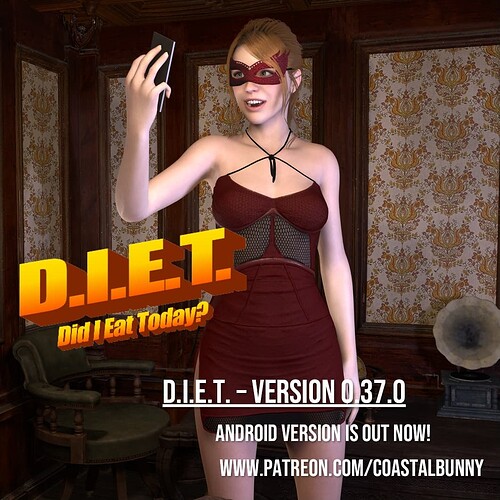 D.I.E.T. - Version 0.37.0 - Android Version Is Out Now!