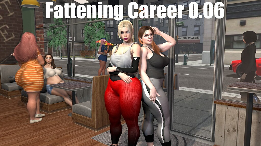Fattening Career 3D weight gain visual novel (0.06 released on
