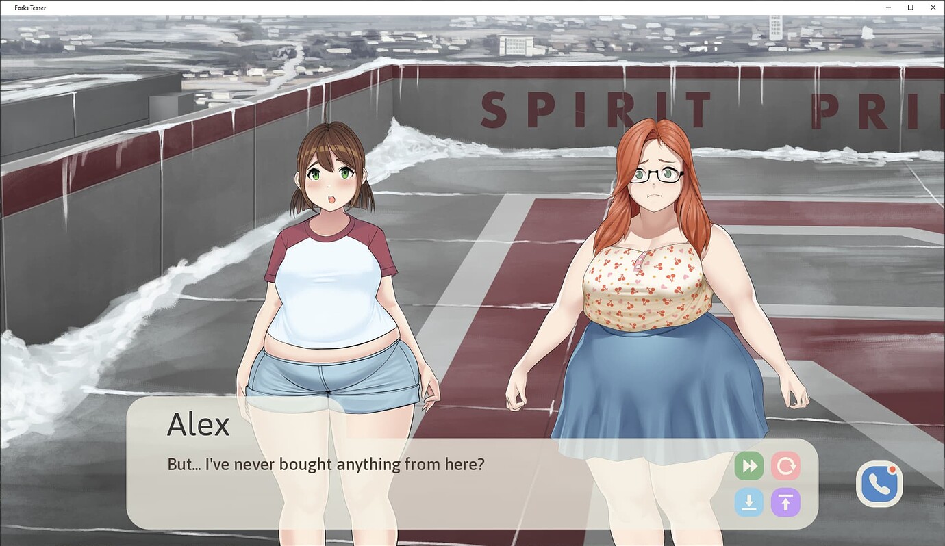 Forks A Weight Gain Visual Novel (Cancelled, all assets posted for