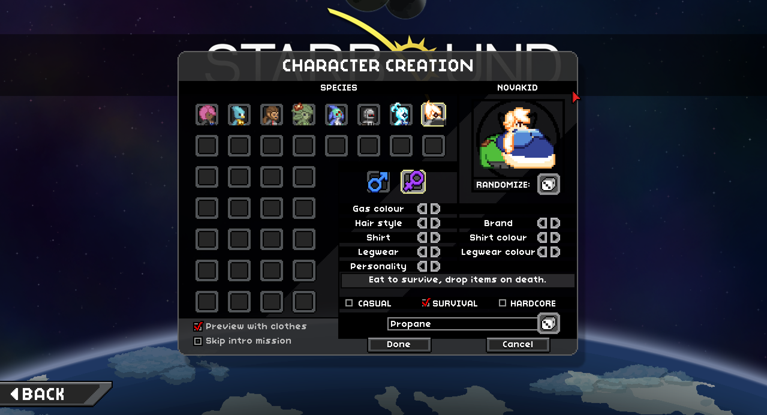 starbound how to give items