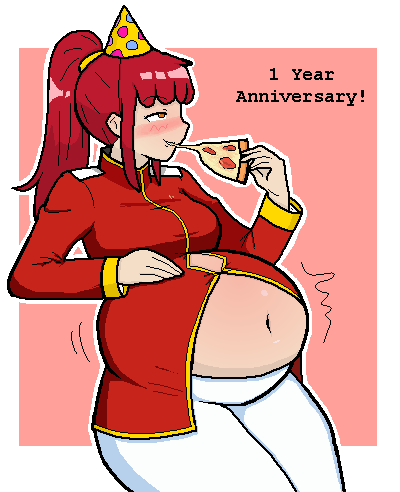 Mira_1year_pizza_party